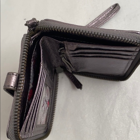 Elliot Luca pewter wallet phone wristlet - Picture 3 of 9